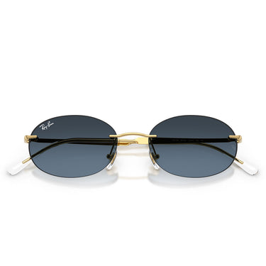 Ray-Ban Okulary Przeciwsłoneczne RB3767 001 4C Złoto Arista Niebieski Gradient Ciemnoszary Unisex 6