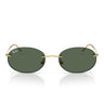 Ray-Ban Lunettes de Soleil RB3767 001/71 Or Arista/Vert Foncé Unisexe