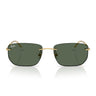 Ray-Ban Okulary Przeciwsłoneczne RB3768 001/71 Złoto Arista/Ciemna Zieleń Unisex