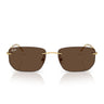 Ray-Ban Okulary Przeciwsłoneczne RB3768 001/73 Złoto Arista/Ciemny Brąz Unisex