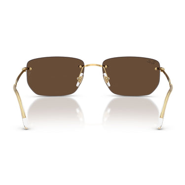 Ray-Ban Okulary Przeciwsłoneczne RB3768 001/73 Złoto Arista/Ciemny Brąz Unisex 4