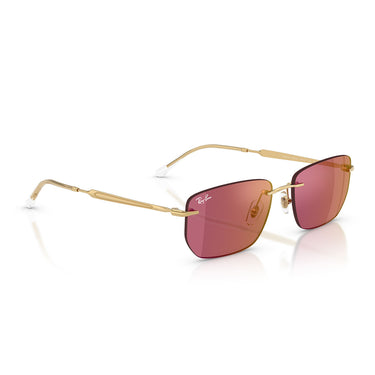 Ray-Ban Okulary Przeciwsłoneczne RB3768 001/D0 Złoto Arista/Ciemny Fiolet Czerwony Lustro Unisex 5