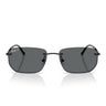 Ray-Ban Okulary Przeciwsłoneczne RB3768 002/81 Czarny/Ciemnoszary Unisex Polaryzowane