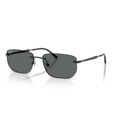 Ray-Ban Okulary Przeciwsłoneczne RB3768 002/81 Czarny/Ciemnoszary Unisex Polaryzowane 1