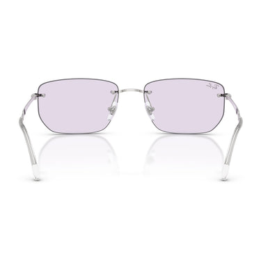 Ray-Ban Occhiali da Sole RB3768 003 MH Argento Ametista Unisex Fotocromatici 6