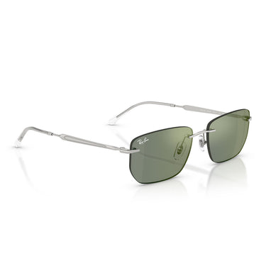 Ray-Ban Okulary Przeciwsłoneczne RB3768 003/6R Srebrny/Zielony Lustrzany Unisex 5