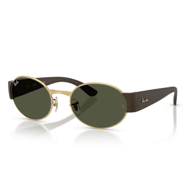 Ray-Ban Okulary Przeciwsłoneczne RB3770 001/31 Złoty/Zielony Unisex 1