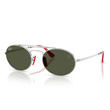 Ray-Ban Okulary Przeciwsłoneczne RB3775M F00731 Ferrari Srebrny/Zielony Unisex 1