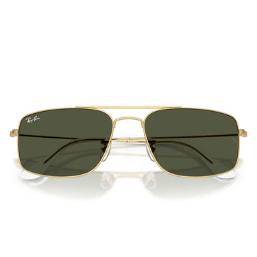 Ray-Ban Occhiali da Sole RB3779 001 31 Explorer 3 Oro Arista Verde Unisex 5