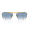 Ray-Ban Occhiali da Sole RB3779 001 3F Explorer 3 Oro Arista Trasparente Sfumato Blu Unisex