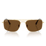 Ray-Ban Occhiali da Sole RB3779 001/57 Explorer 3 Oro Arista/Marrone Unisex Polarizzati