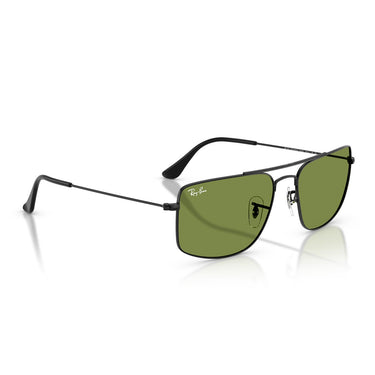 Ray-Ban Occhiali da Sole RB3779 002/4E Explorer 3 Nero/Verde Unisex 4