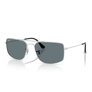 Ray-Ban Occhiali da Sole RB3779 003 3R Explorer 3 Argento Blu Scuro Unisex Polarizzati  2