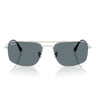 Ray-Ban Occhiali da Sole RB3779 003 3R Explorer 3 Argento Blu Scuro Unisex Polarizzati 