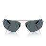 Ray-Ban Occhiali da Sole RB3780 004/R5 Gunmetal/Blu Unisex