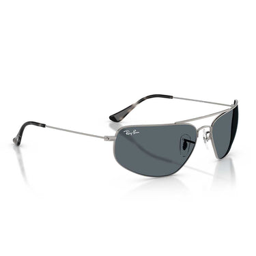Ray-Ban Occhiali da Sole RB3780 004/R5 Gunmetal/Blu Unisex 4
