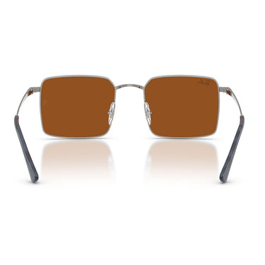 Ray-Ban Occhiali da Sole RB3782 004 73 Idan Gunmetal Marrone Scuro Unisex 4