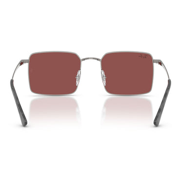 Ray-Ban Occhiali da Sole RB3782 004 75 Idan Gunmetal Violetto Scuro Unisex 4