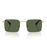 Ray-Ban Occhiali da Sole RB3782 92139A Idan Oro Pallido Verde Scuro Unisex Polarizzati 