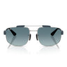 Ray-Ban Occhiali da Sole RB3789M F1383M x Scuderia Ferrari Argento/Blu Sfumato Grigio Unisex