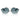 Ray-Ban Occhiali da Sole RB3789M F1383M x Scuderia Ferrari Argento/Blu Sfumato Grigio Unisex