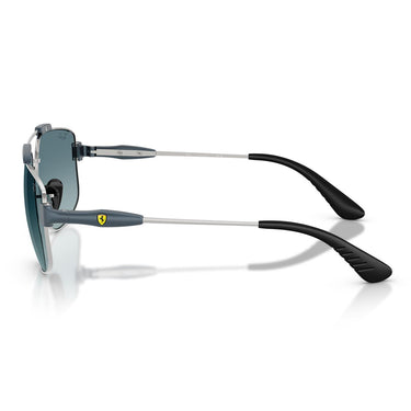 Ray-Ban Occhiali da Sole RB3789M F1383M x Scuderia Ferrari Argento/Blu Sfumato Grigio Unisex 2