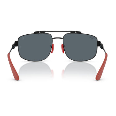 Ray-Ban Occhiali da Sole RB3789M F139R5 x Scuderia Ferrari Nero/Blu Unisex 3