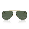 Ray-Ban Occhiali da Sole RB3791 001 71 Oro Arista Verde Scuro Unisex 
