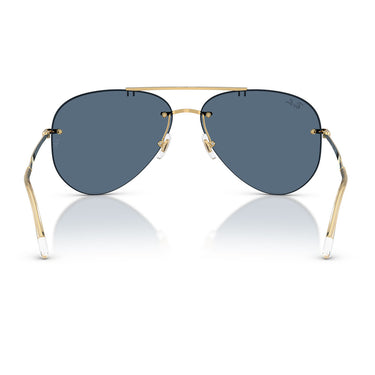 Ray-Ban Occhiali da Sole RB3791 001 80 Oro Arista Blu Scuro Unisex 4