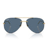 Ray-Ban Occhiali da Sole RB3791 001 80 Oro Arista Blu Scuro Unisex 