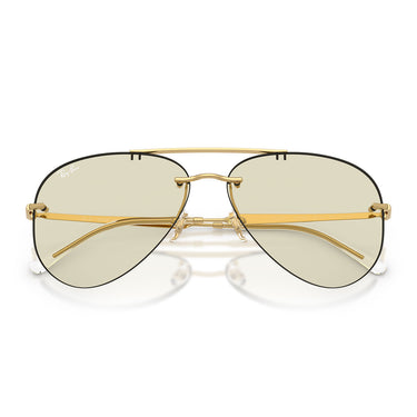 Ray-Ban Occhiali da Sole RB3791 001 MG Oro Arista Ambra Unisex Fotocromatici 7