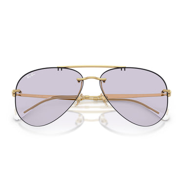 Ray-Ban Occhiali da Sole RB3791 001 MH Oro Arista Ametista Unisex Fotocromatici 7