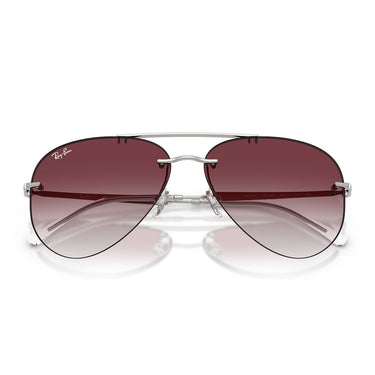 Ray-Ban Occhiali da Sole RB3791 003 8H Argento Viola Sfumato Unisex 5