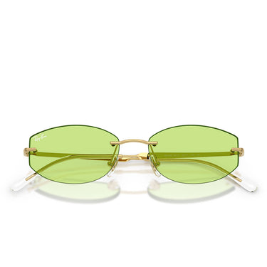 Ray-Ban Occhiali da Sole RB3792 001 2 Oro Arista Verde Chiaro Unisex 5