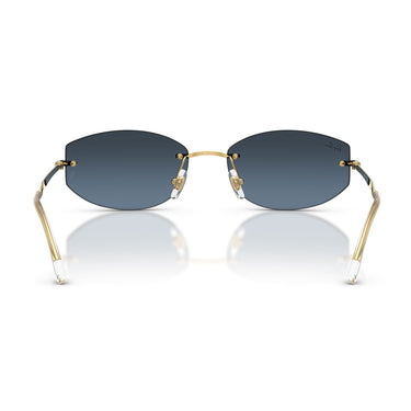 Ray-Ban Occhiali da Sole RB3792 001 4C Oro Arista Blu Sfumato Unisex 4