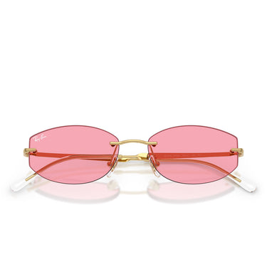 Ray-Ban Occhiali da Sole RB3792 001 84 Oro Arista Rosa Unisex  5