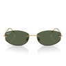 Ray-Ban Occhiali da Sole RB3792 001 9A Oro Arista Verde Scuro Unisex Polarizzati  