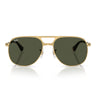 Ray-Ban Occhiali da Sole RB3793 001 31 Bill Max Oro Arista Verde Unisex 