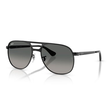 Ray-Ban Occhiali da Sole RB3793 002 71 Bill Max Nero Grigio Chiaro Sfumato Unisex  2