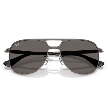 Ray-Ban Occhiali da Sole RB3793 004 B1 Bill Max Gunmetal Grigio Scuro Unisex 5