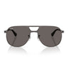 Ray-Ban Occhiali da Sole RB3793 004 B1 Bill Max Gunmetal Grigio Scuro Unisex 