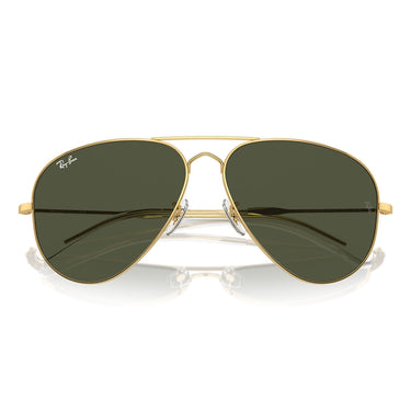 Ray-Ban Okulary Przeciwsłoneczne RB3825 001/31 Old Aviator Złoty/Zielony Unisex 6