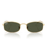 Ray-Ban Okulary Przeciwsłoneczne RB3832 001/31 Złoto Arista/Zielony Unisex