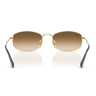 Ray-Ban Okulary Przeciwsłoneczne RB3832 001 51 Złoto Arista Brązowy Gradient Unisex 3