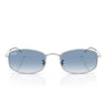 Ray-Ban Okulary Przeciwsłoneczne RB3832 003/3F Srebrny/Niebieski Gradient Unisex