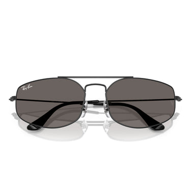 Ray-Ban Okulary Przeciwsłoneczne RB3845 002/B1 Explorer 5 Czarny/Ciemnoszary Unisex 6