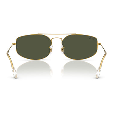 Ray-Ban Okulary Przeciwsłoneczne RB3845 919631 Explorer 5 Złoto/Zielony G-15 Unisex 4