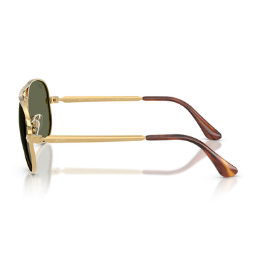 Ray-Ban Okulary Przeciwsłoneczne RB3925 001 58 Aviator Max Złoto Arista Zielony Unisex Polaryzowane 3