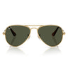 Ray-Ban Okulary Przeciwsłoneczne RB3925 001/31 Aviator Max Złoto Arista/Zielony Unisex