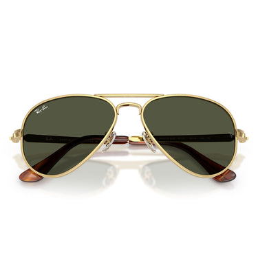Ray-Ban Okulary Przeciwsłoneczne RB3925 001/31 Aviator Max Złoto Arista/Zielony Unisex 6